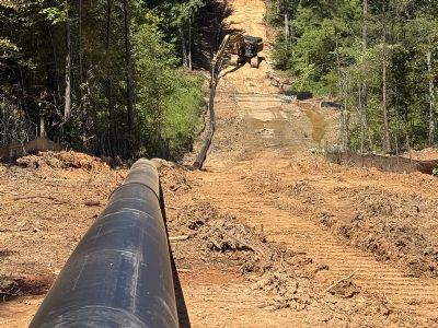 Riverbend 16in HDPE Permanent Water Line